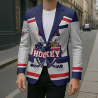 USA Ice Hockey Custom Blazer American Eagle Spirit White Version