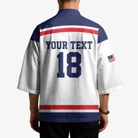 USA Ice Hockey Custom Kimono American Eagle Spirit White Version