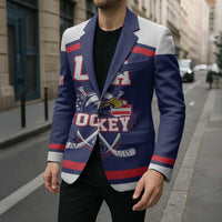 USA Ice Hockey Custom Blazer American Eagle Spirit Blue Version