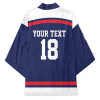 USA Ice Hockey Custom Kimono American Eagle Spirit Blue Version