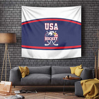 USA Ice Hockey Tapestry American Eagle Spirit Blue Version