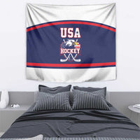 USA Ice Hockey Tapestry American Eagle Spirit Blue Version