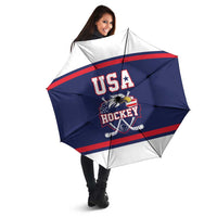 USA Ice Hockey Umbrella American Eagle Spirit Blue Version