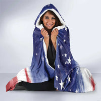 Custom USA Lacrosse Hooded Blanket American Eagle Mascot