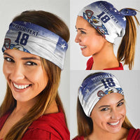 Custom USA Lacrosse Neck Gaiter American Eagle Mascot