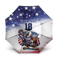 Custom USA Lacrosse Umbrella American Eagle Mascot
