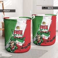 Free Iran Lion and Sun Laundry Basket Persian Freedom Protest