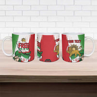 Free Iran Lion and Sun Personalized Ceramic Mug Persian Freedom Protest