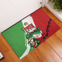 Free Iran Lion and Sun Rubber Doormat Persian Freedom Protest