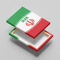 Iran Flag Canvas Wall Art Persian Pride National Colors