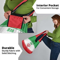 Iran Flag Grocery Bag Persian Pride National Colors