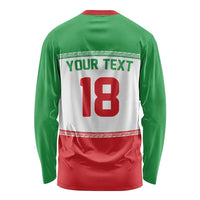 Iran Flag Custom Long Sleeve Shirt Persian Pride National Colors
