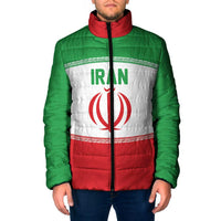 Iran Flag Custom Padded Jacket Persian Pride National Colors