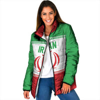 Iran Flag Custom Padded Jacket Persian Pride National Colors