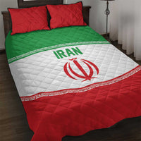 Iran Flag Quilt Bed Set Persian Pride National Colors