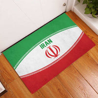 Iran Flag Rubber Doormat Persian Pride National Colors