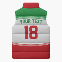 Iran Flag Custom Sleeveless Puffer Jacket Persian Pride National Colors