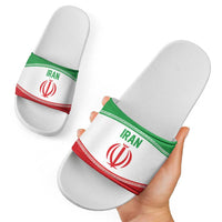 Iran Flag Slide Sandals Persian Pride National Colors