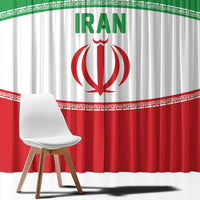 Iran Flag Window Curtain Persian Pride National Colors