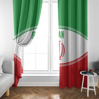 Iran Flag Window Curtain Persian Pride National Colors
