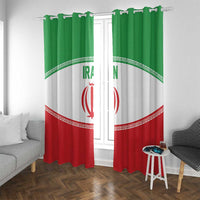 Iran Flag Window Curtain Persian Pride National Colors