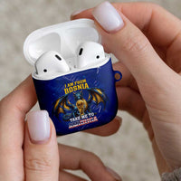 I Am From Bosnia Take Me To America AirPods Case Road to WC 2026