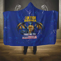 I Am From Bosnia Take Me To America Hooded Blanket Road to WC 2026