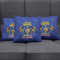 I Am From Bosnia Take Me To America Pillow Cover Road to WC 2026