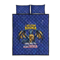 I Am From Bosnia Take Me To America Quilt Bed Set Road to WC 2026