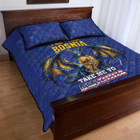 I Am From Bosnia Take Me To America Quilt Bed Set Road to WC 2026