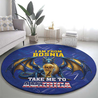 I Am From Bosnia Take Me To America Round Carpet Road to WC 2026