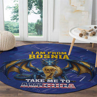 I Am From Bosnia Take Me To America Round Carpet Road to WC 2026