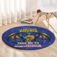I Am From Bosnia Take Me To America Round Carpet Road to WC 2026