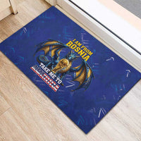 I Am From Bosnia Take Me To America Rubber Doormat Road to WC 2026