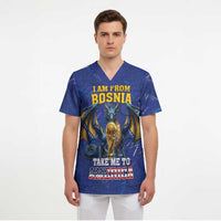 I Am From Bosnia Take Me To America Scrub Top Road to WC 2026