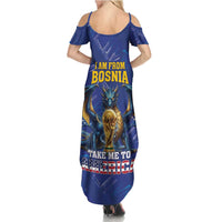 I Am From Bosnia Take Me To America Summer Maxi Dress Road to WC 2026