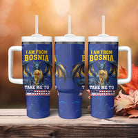 I Am From Bosnia Take Me To America Tumbler With Handle Road to WC 2026