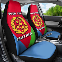 Personalized Eritrea Emblem Car Seat Cover With Flag Color - Wonder Print Shop