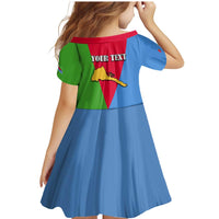 Personalized Eritrea Emblem Family Matching Mermaid Dress and Hawaiian Shirt With Flag Color - Wonder Print Shop