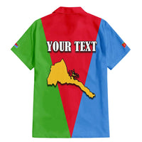 Personalized Eritrea Emblem Family Matching Mermaid Dress and Hawaiian Shirt With Flag Color - Wonder Print Shop