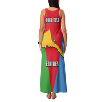 Personalized Eritrea Emblem Family Matching Tank Maxi Dress and Hawaiian Shirt With Flag Color - Wonder Print Shop