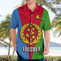 Personalized Eritrea Emblem Hawaiian Shirt With Flag Color - Wonder Print Shop