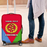 Personalized Eritrea Emblem Luggage Cover With Flag Color - Wonder Print Shop