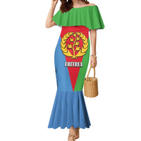 Personalized Eritrea Emblem Mermaid Dress With Flag Color - Wonder Print Shop