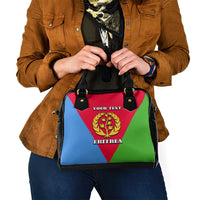 Personalized Eritrea Emblem Shoulder Handbag With Flag Color