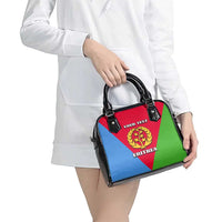 Personalized Eritrea Emblem Shoulder Handbag With Flag Color