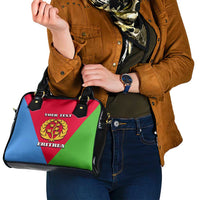 Personalized Eritrea Emblem Shoulder Handbag With Flag Color