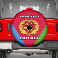 Personalized Eritrea Emblem Spare Tire Cover With Flag Color - Wonder Print Shop