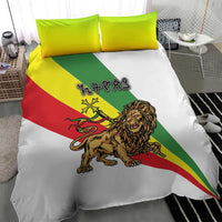 Ethiopia Bedding Set Lion Of Judah Emblem With Cross - Wonder Print Shop