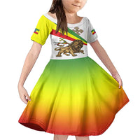 Ethiopia Family Matching Mermaid Dress and Hawaiian Shirt Lion Of Judah Emblem With Cross - Wonder Print Shop